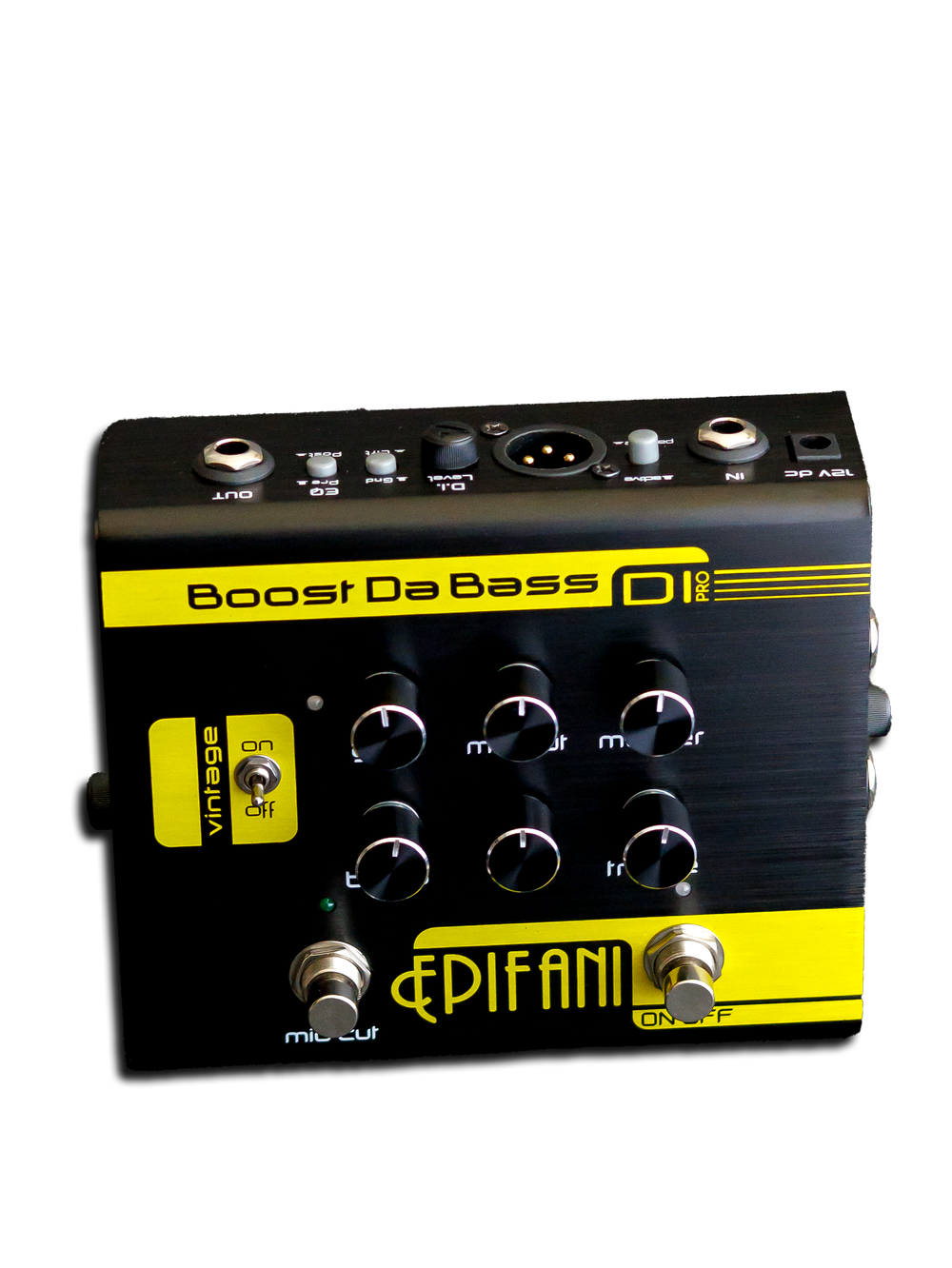 Epifani Boost DaBass DI PRO プリアンプ Epifani's Boost Da Bass Preamp DI: The Heartbeat of Your